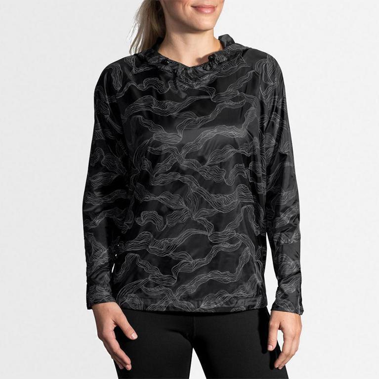 Brooks Lsd Pullover Hardloopjassen voor Dames Grijs (ZPWTV-9873)